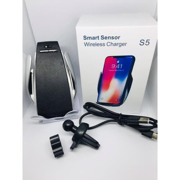 HOLDER SMART SENSOR CAR WIRELESS CHRGER S5 - Picture 1 of 1